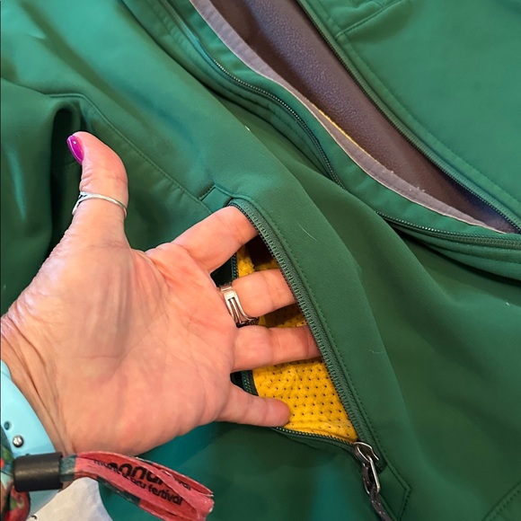 The North Face Mens Kilimanjaro Africa Green Apex Bionic Soft Shell Zip Jacket L - Picture 8 of 16